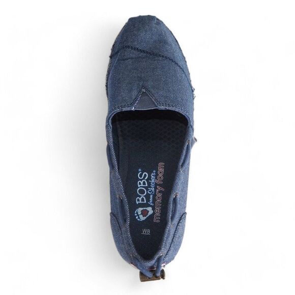 BOBS by Skechers Chill Flex New Groove Blue Denim 34315 Women's 8 - Picture 9 of 11